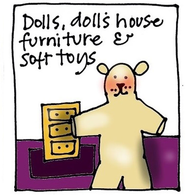 Dolls, Dolls House Furniture & Soft Toys